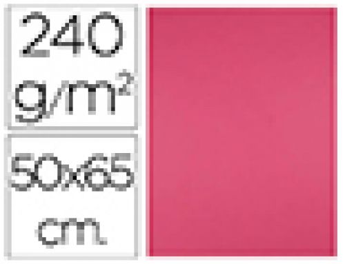 Cartolina liderpapel 50x65 cm 240 gr fucsia , Liderpapel , 43470 , 8423473834293
